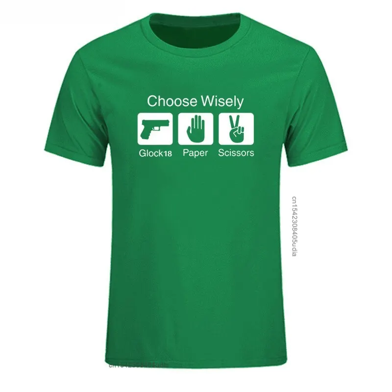 Choose Wisely Scissors Funny Shirt Cotton Mens T Shirt Summer New Tee Mens Fashion Graphic Tshirt Camisa Streetwear