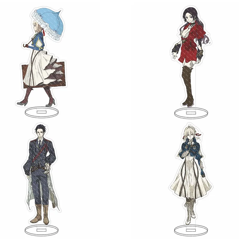 

1 Pcs Cartoon 16cm Japan Anime Violet Evergarden Acrylic Stand Model Doll Figure Desktop Decoration Fans Collection Gifts Toys