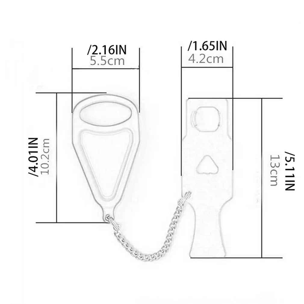 Портативный дверной замок для гостиницы самозащиты путешествий и