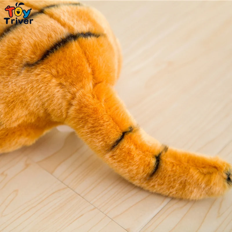 

1pc White Yellow Tiger Plush Toy Triver Stuffed Animals Doll Baby Kids Children Boy Toys Birthday Gift HomeDecor Model Crafts