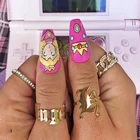 Огромная фантазия, оригинальная фотография, Женское кольцо из нержавеющей стали, золотистое Старое Английское кольцо для мужчин, ювелирные изделия, подарок для женщин