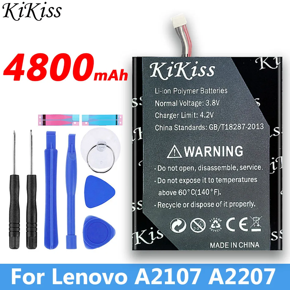 

3,7 V 4800mAh L12T1P31 для Lenovo A2 R6907 BL195 A2107 A2107A A2207 A2207A-H аккумулятор