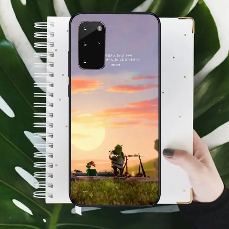 

Shrek Cute cartoon Alien Phone Case For Samsung galaxy S 9 10 20 A 10 21 30 31 40 50 51 71 s note 20 j 4 2018 plus