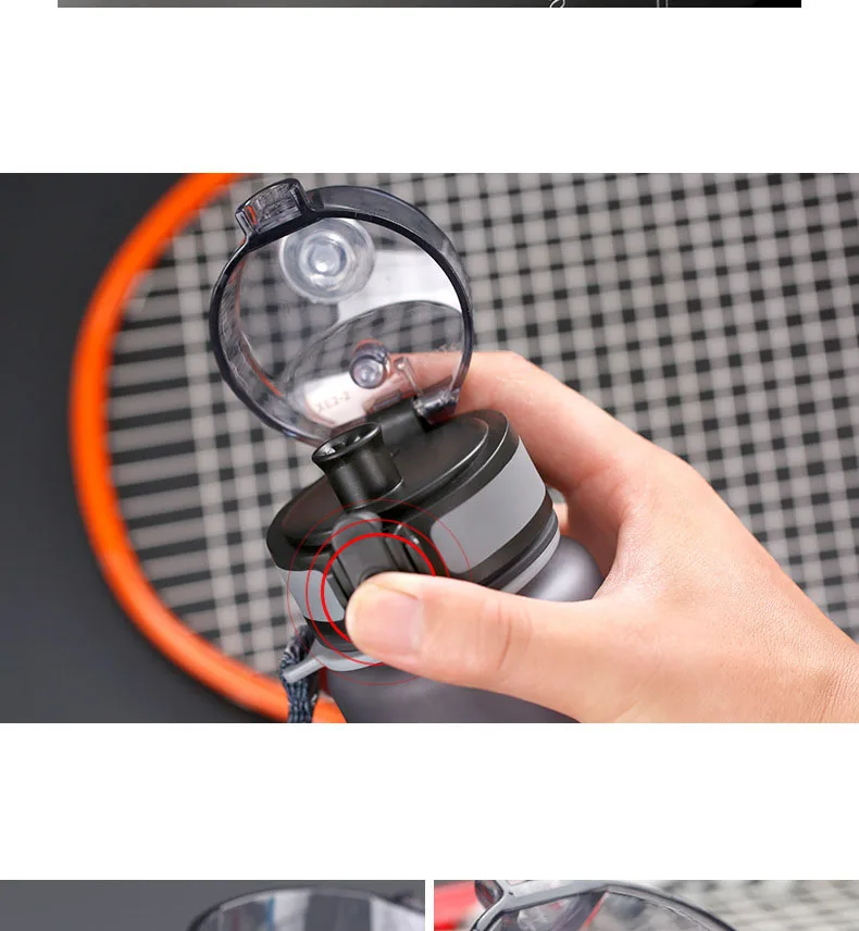 

Sports Water Bottle 500ML Protein Shaker Outdoor Travel Portable Leakproof Drink ware Plastic Drink Bottle BPA