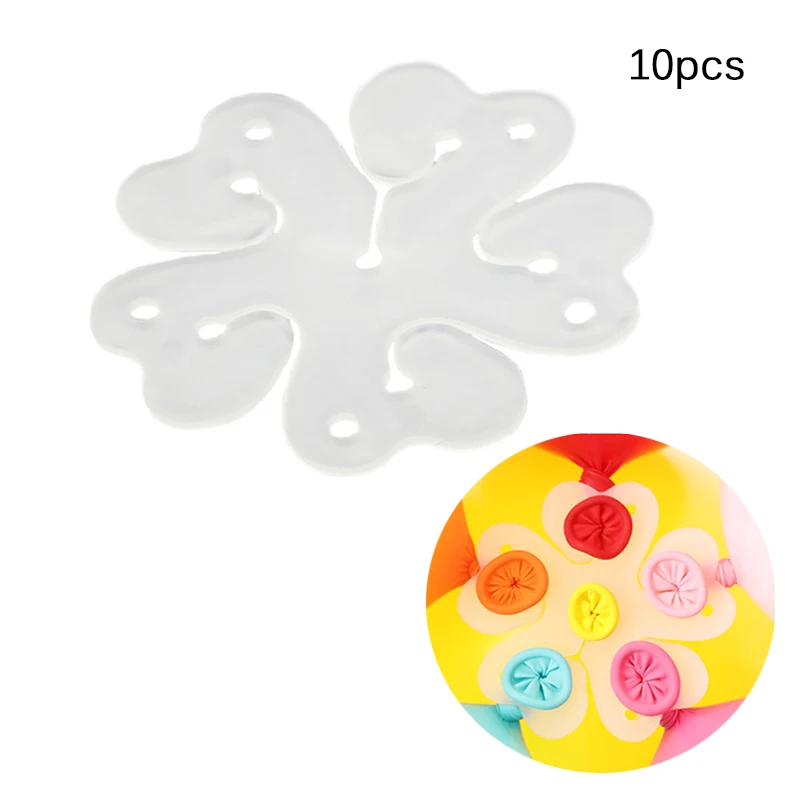 10pcs Sealing clip 5 мм* 10 м воздушный шар, веревка, фольга, шар, лазер, розовое золото, серебро, лента, украшение для свадьбы, дня рождения, вечеринки, воздушный шар, упаковка, кран - Цвет: 10pcs Sealing clip