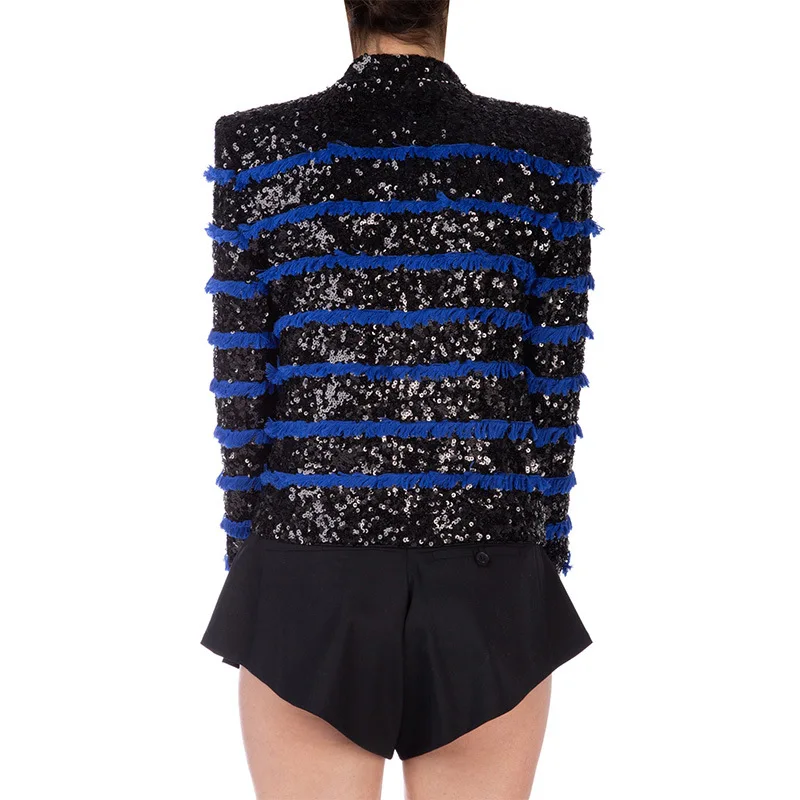 Европейская роскошная Осенняя Дизайнерская верхняя одежда модная женская