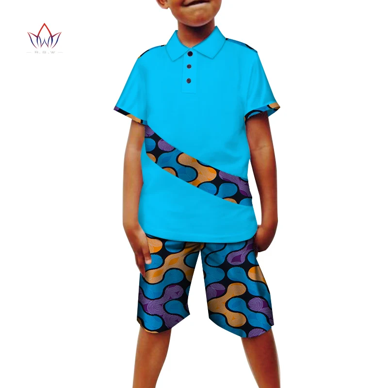 2017 Африканский Костюмы 2 предмета Дашики традиционные Весна Одежда для мальчиков