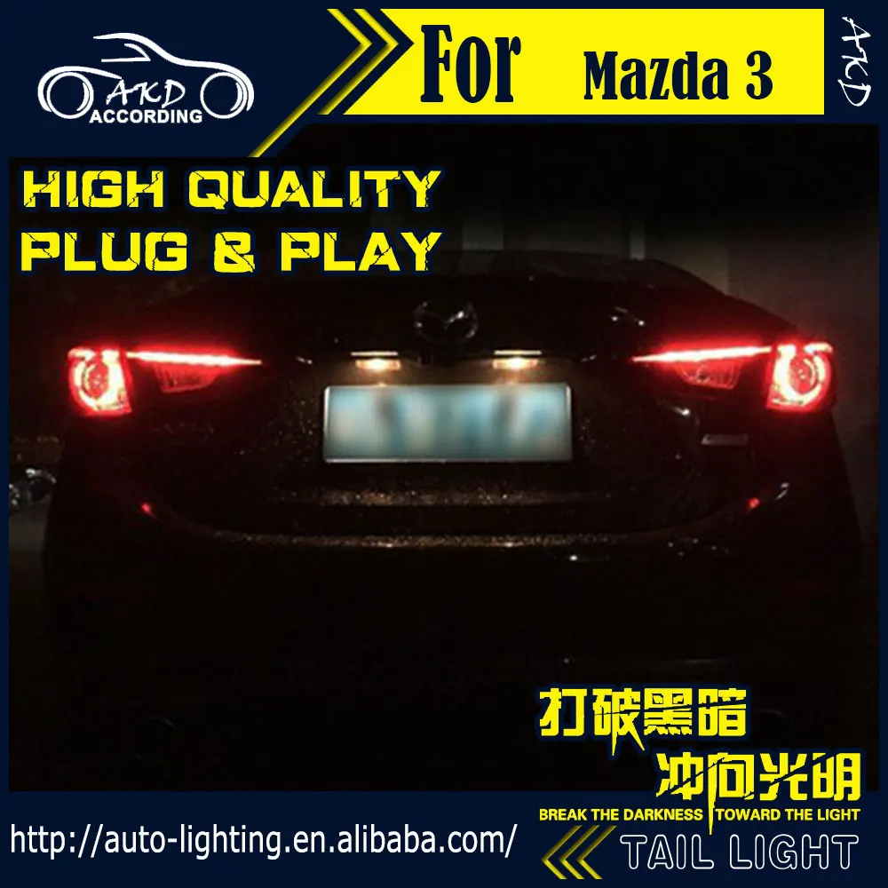 АКД стайлинга автомобилей хвост лампа для Mazda 3 Axela светильник s плюс Гибридный