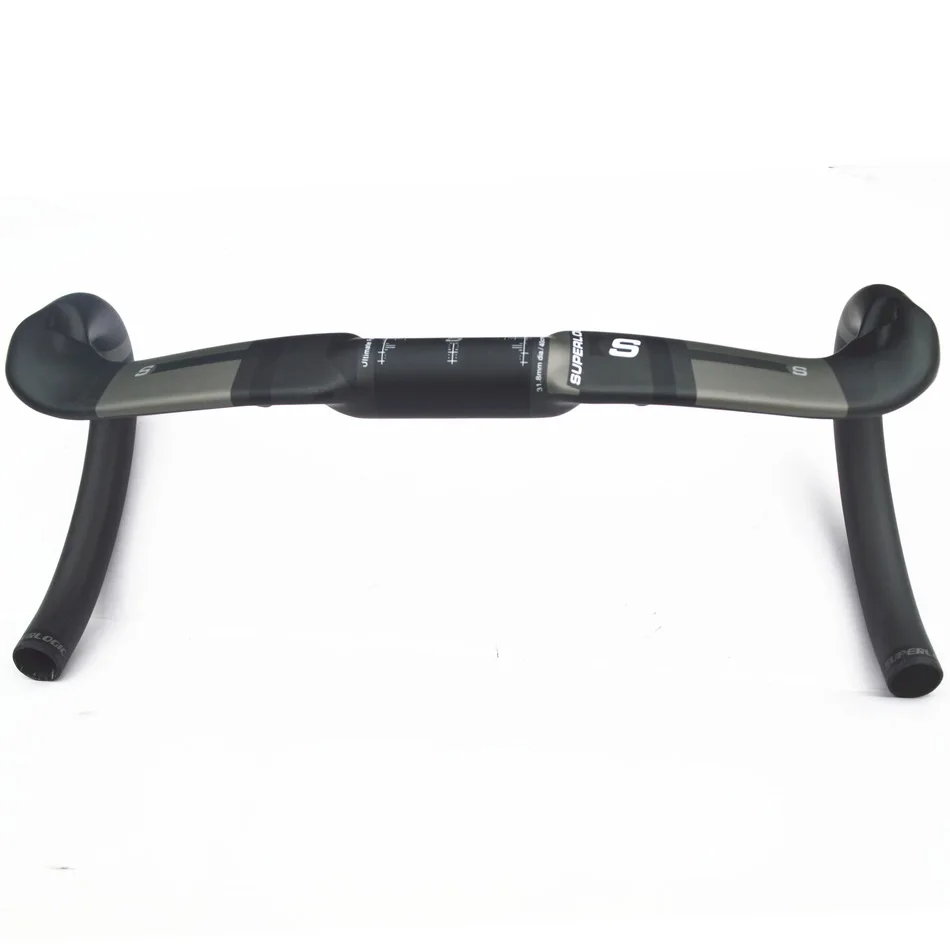 УГЛЕРОДНЫЙ руль для дорожного велосипеда уменьшающий сопротивление Внутренняя