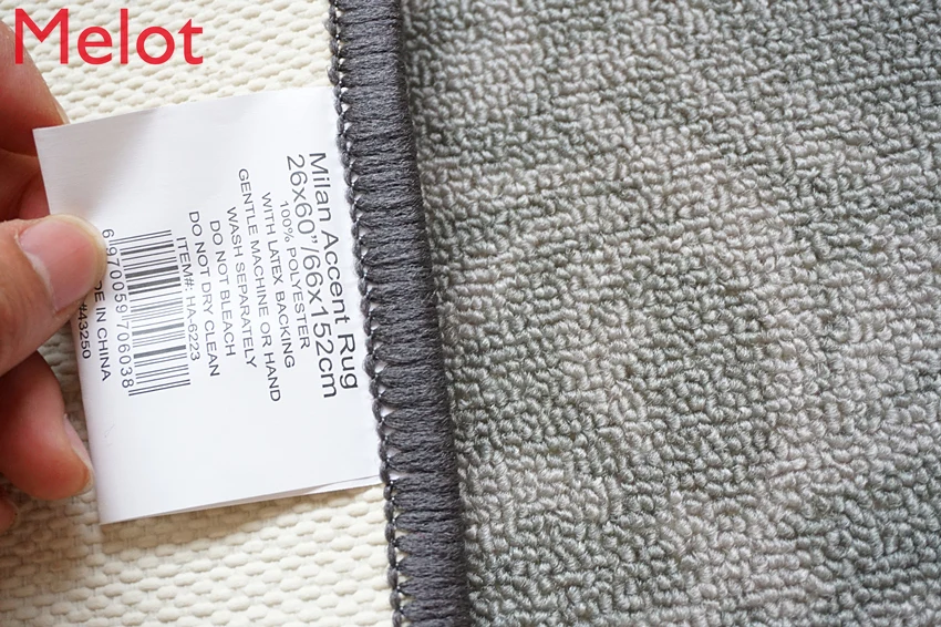 

Bathroom Entrance Door Mat Washable Non-Slip Kitchen Floor Mat Bedroom Living Room and Bedside Area Waterproof Modern Carpet