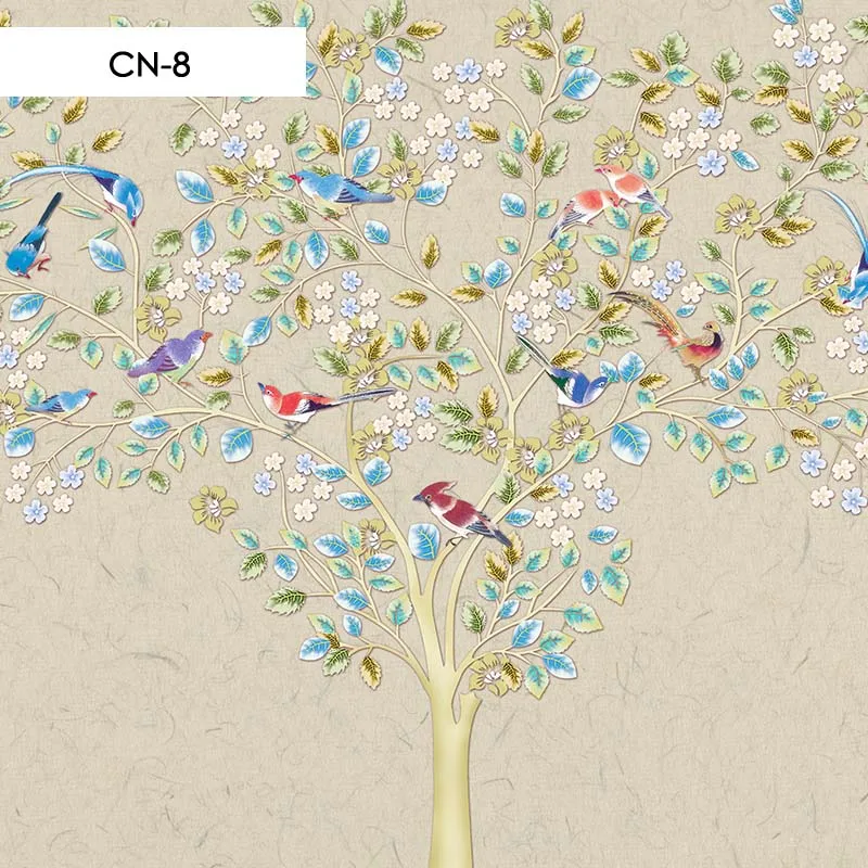 CN-8 Chinese classical style Roller blinds Lotus flowers Birds Printing Blackout and daylight Window Blinds shades Bedroom balcony - Цвет: CN-8