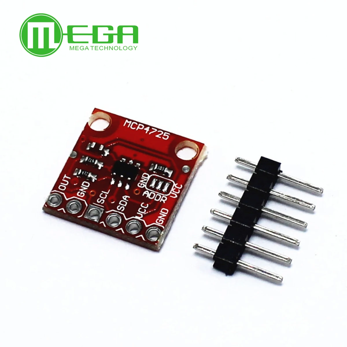 MCP4725 I2C DAC модуль макетная плата | Электронные компоненты и принадлежности