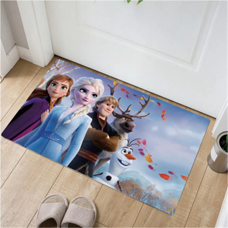 Детский коврик из мультфильма Холодное сердце 38x58 см для дверей ванной комнаты