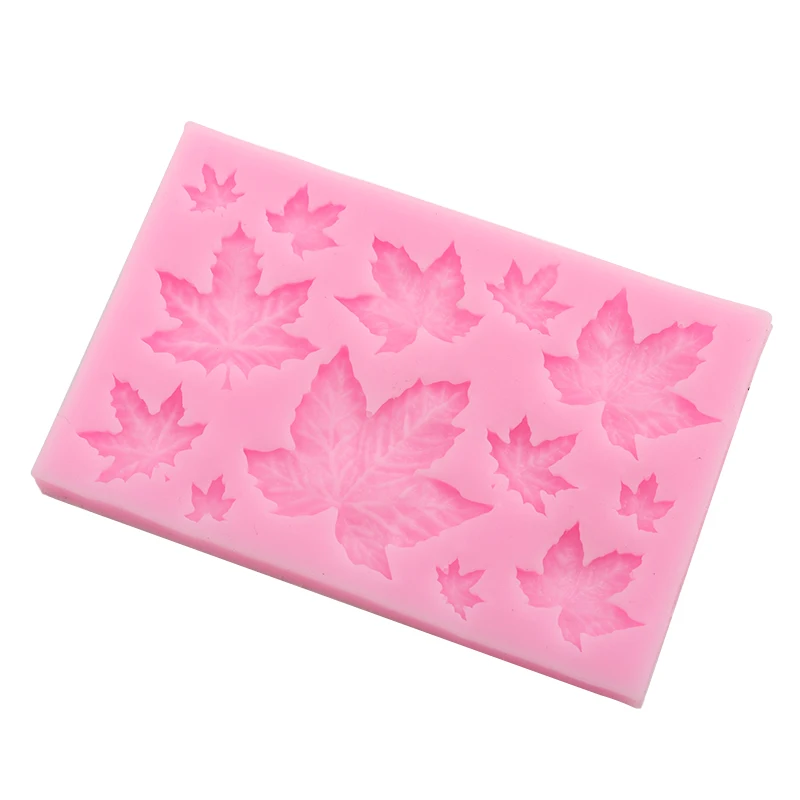 Силиконовые кленовые листья помадной формы торт Декор шоколадом сахар выпечки DIY