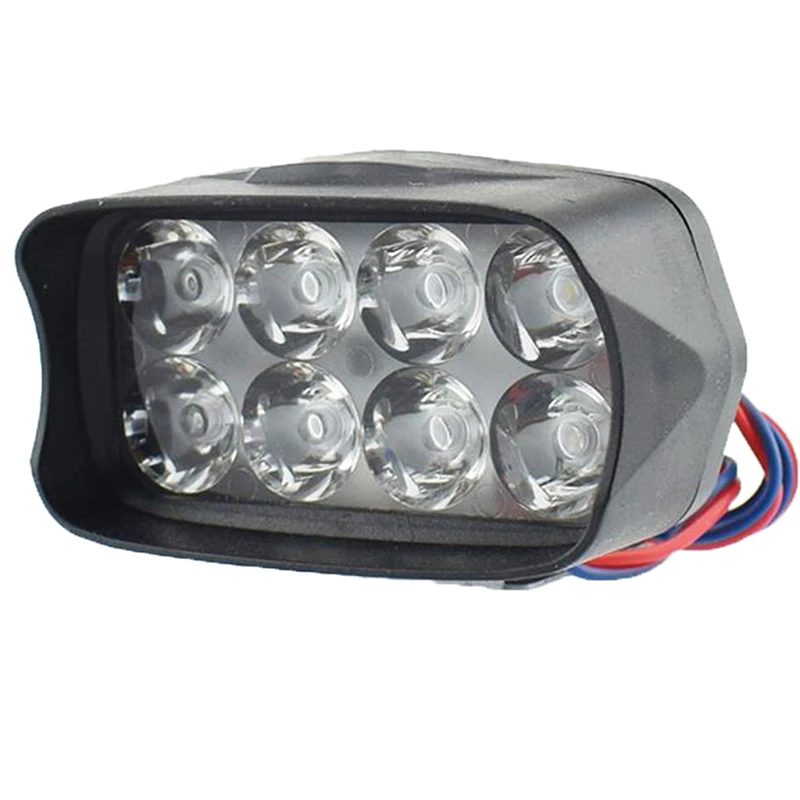 

1Pc Motorcycle Car Super Bright 8 LED Light Headlight Spotlights Headlamp