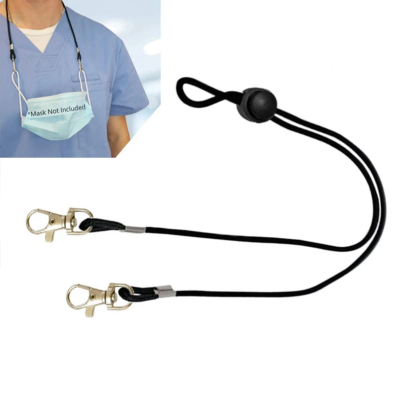 Маска ремешок-держатель Вешалка Регулируемая длина лицо щит банданы ремешок