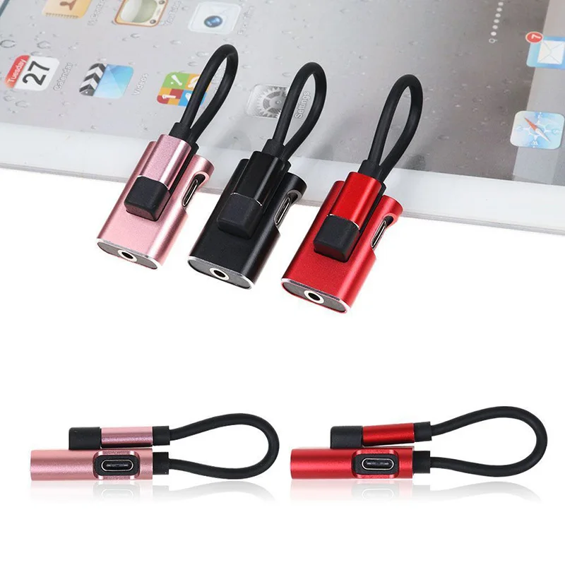 Новый USB Type C к 3 5 мм Jack аудио адаптер для наушников конвертер DOM668|Переходники и