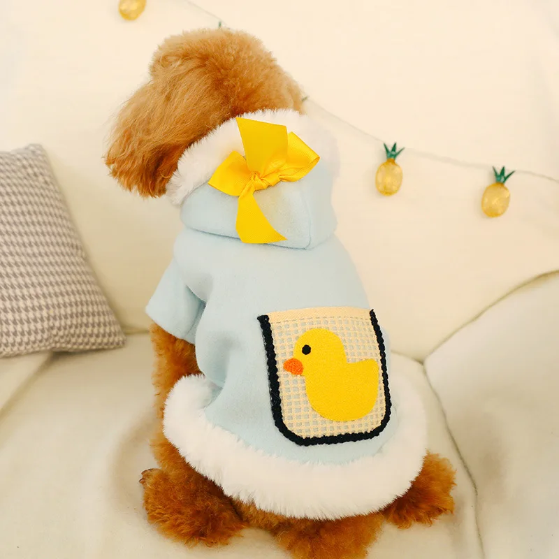 Новинка 2019 зимняя одежда для собак хлопковое мягкое теплое шерстяное пальто