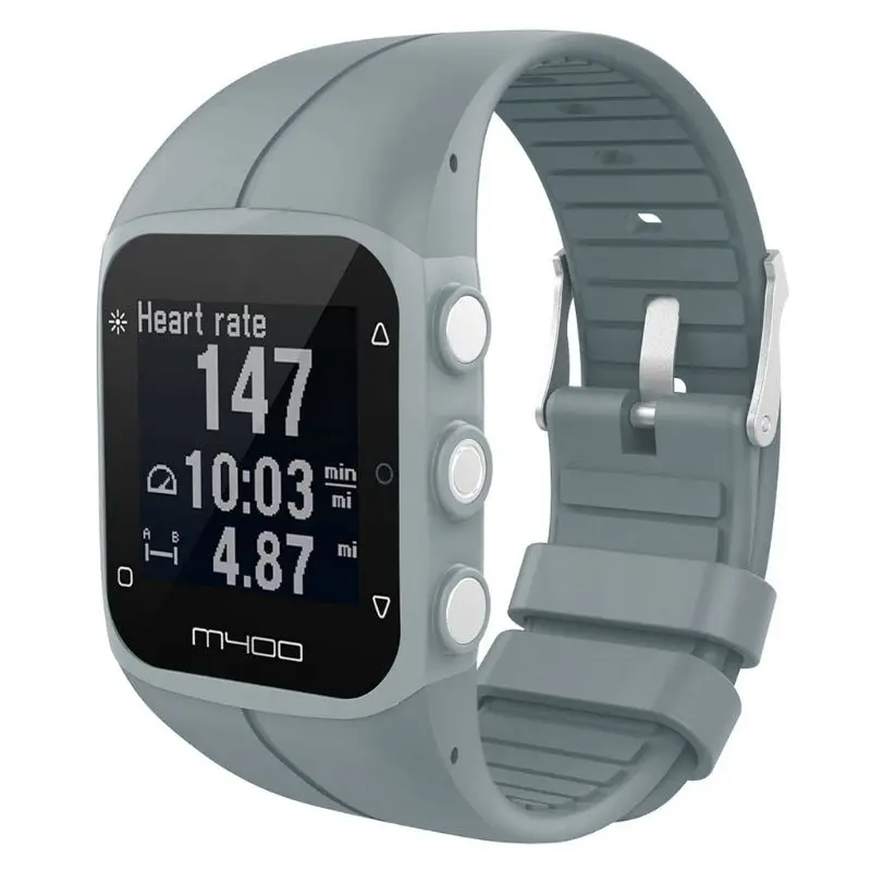 Сменный силиконовый ремешок для часов Polar M400/M430/Elib311 | Наручные часы