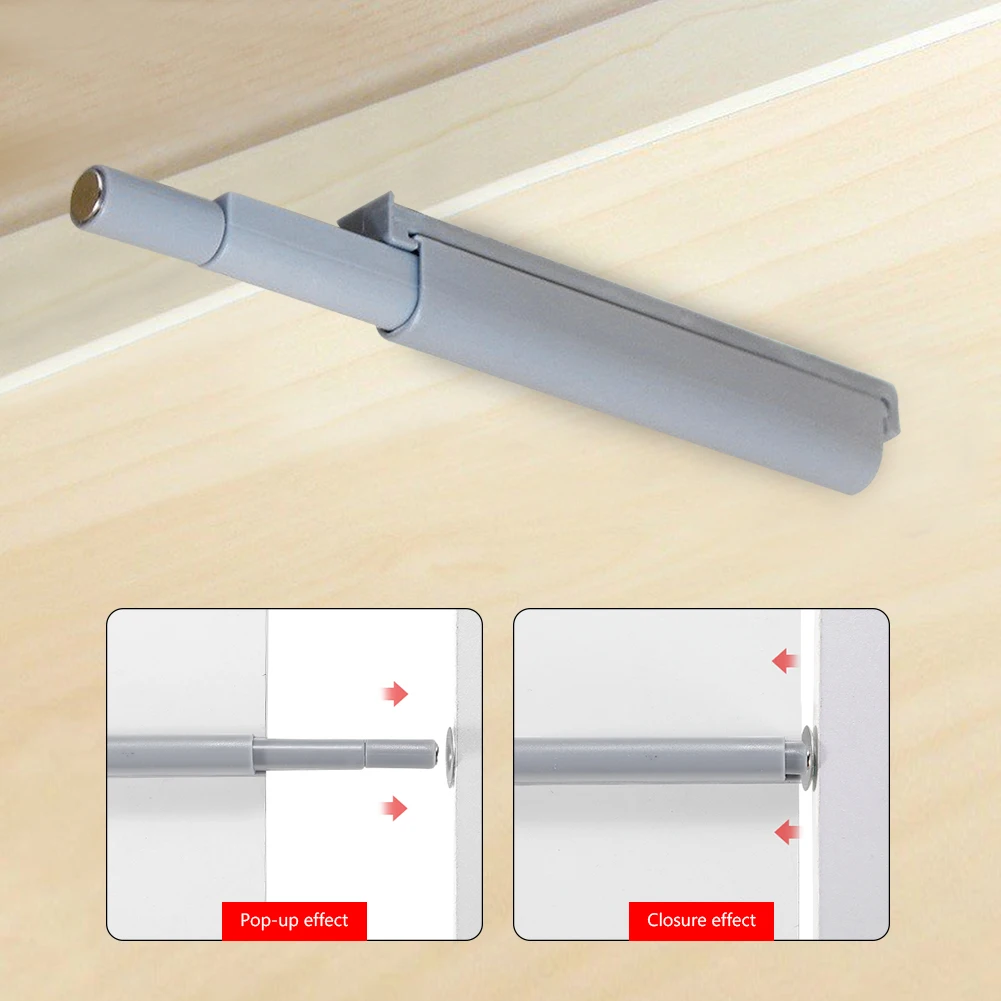 

ETUUD Invisible Cabinet Catches Magnetic Push to Open Cupboard Drawer Door Touch Stop Damper Latch Touch Release Buffer Pulls