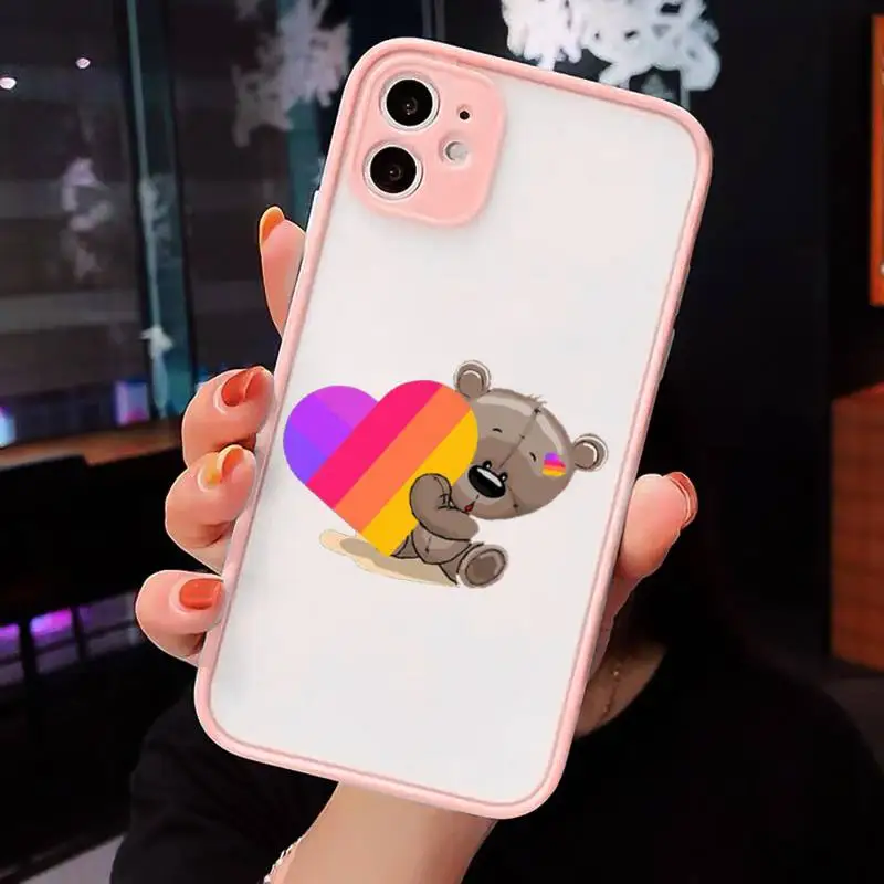 

likee cute cat cartoon animal Phone Cases matte transparent For iphone 7 8 11 12 plus mini x xs xr pro max cover