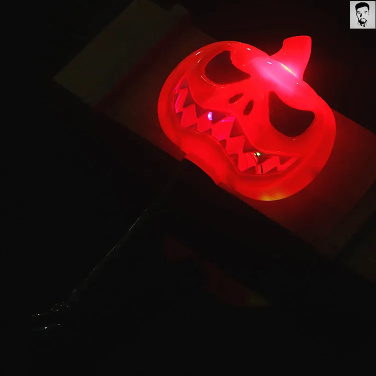 

Portable Pumpkin Lantern Halloween Pumpkin Bucket Colorful Music Sound Control Pumpkin Luminous Toy