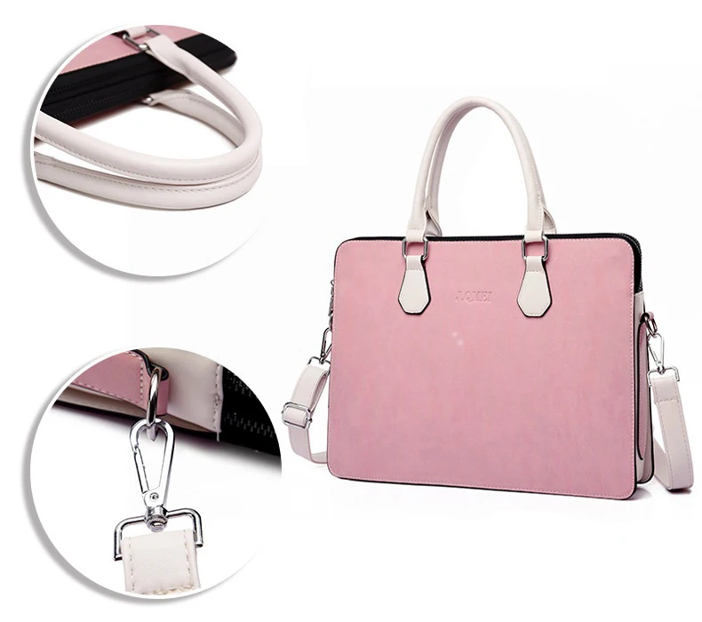Модная сумка для ноутбука для женщин 15,6 15 14 13,3 13 дюймов Сумка роскошное качество PU кожа водонепроницаемые сумки на плечо для ноутбука