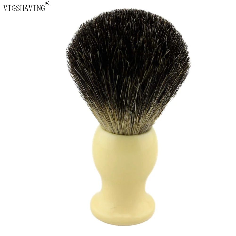 VIGSHAVING Resin Handle Pure Badger Hair Men Shaving Brush | Красота и здоровье