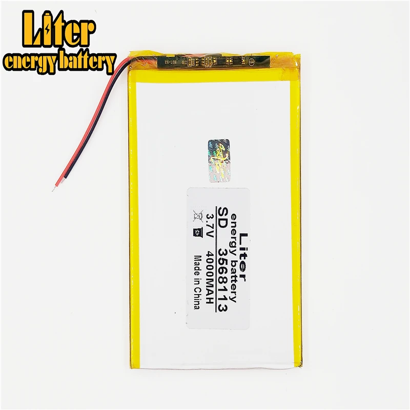 3.7v 4000mah 3568113 3570115 Lithium Polymer Battery With Board For Tablet Talk7x Colorfly E708 Q2 Am | Электроника