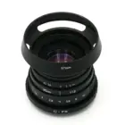 Новинка Мини 35 мм F1.6 CC TV Movie lens + C Mount для Fuji Fujifilm X-Pro1 + бленда