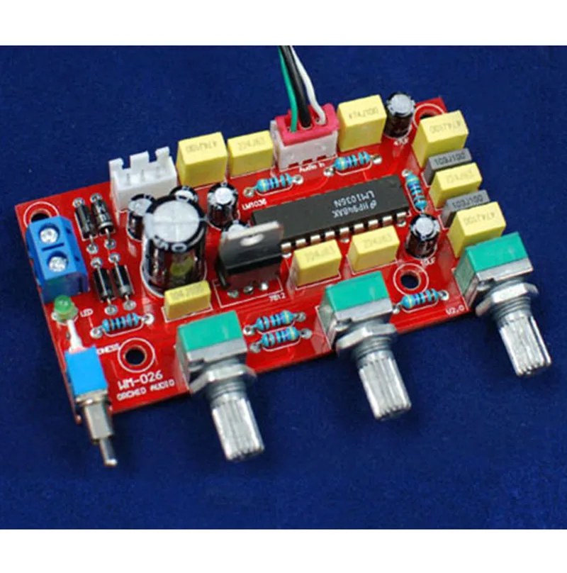 LM1036 HIFI Preamp Preamplifier Tone Board Kits With Bass Treble Volume Control | Электроника
