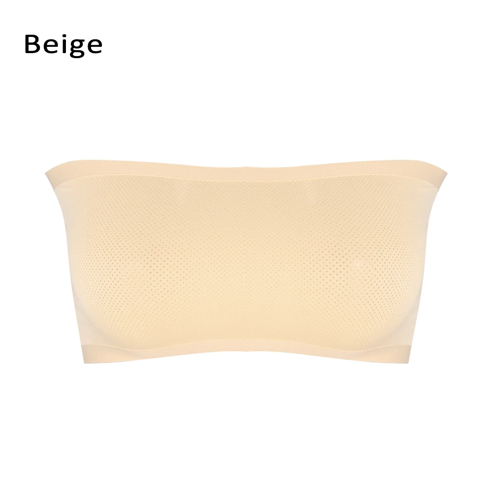Other-Beige 1 шт., новинка, Женский Сексуальный Топ без бретелек, Бюстгальтер-бандо, топ с открытыми плечами, бюстье, бюстгальтер, нижнее белье - Цвет: Other-Beige