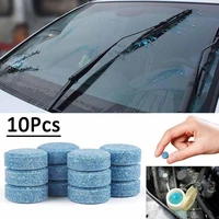 10pcs blue car windshield cleaning agent wiper glass washer compact effervescent tablets window repair auto accessories