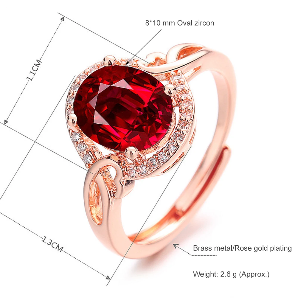 Цена за 12 шт. кольцо оптовый поставщик латунные розовые золотые паве 8*10 мм