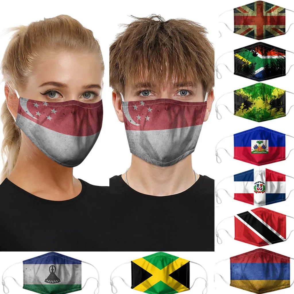 1 шт. для женщин и мужчин унисекс с национальным флагом Пыленепроницаемая