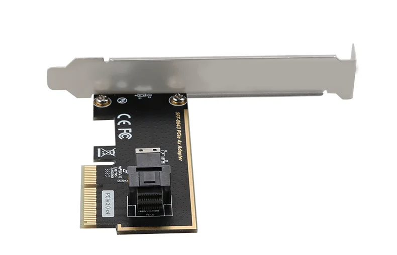 pcie для u 2 sff 8643 gen 34 канальная карта для