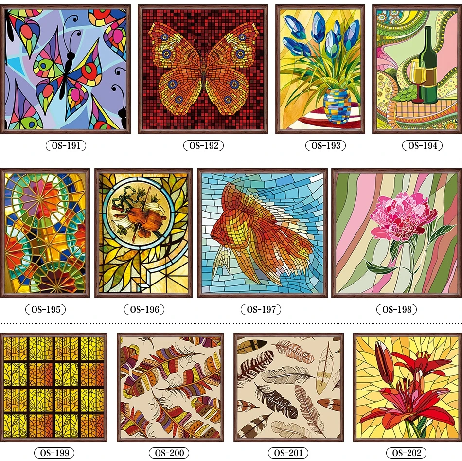 Размер под заказ церковные фигурки оконная пленка статическая липкая матовая