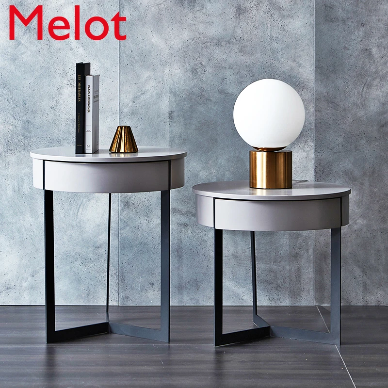 Роскошный прикроватный столик в скандинавском стиле железная арт современная