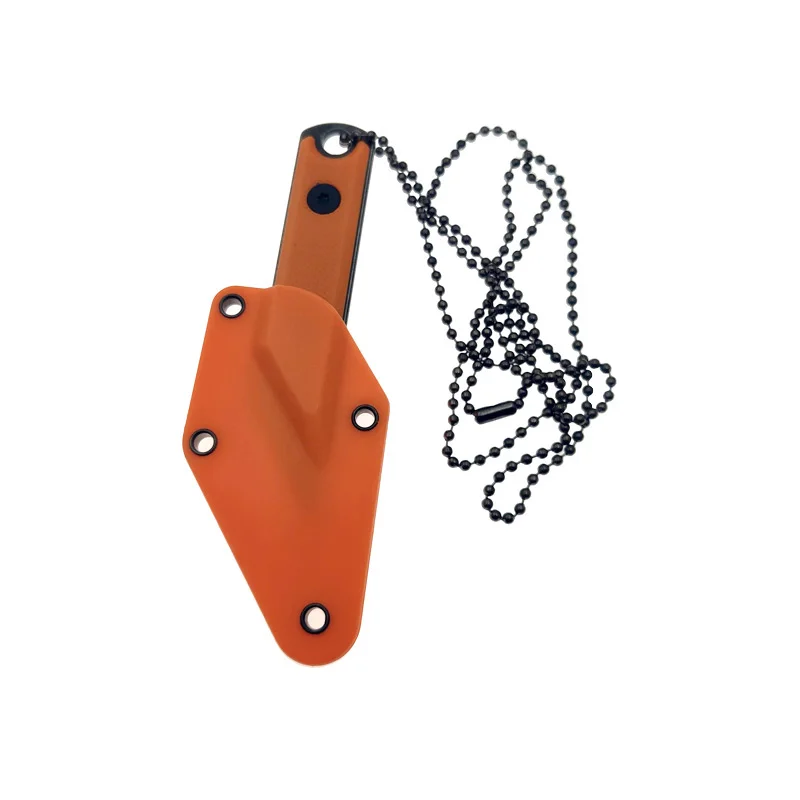 Стальной мини нож с фиксированным лезвием 440C карманный для мытья камня EDC ручки ABS