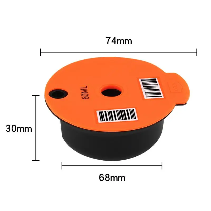 

ICafilas Reusable Coffee Capsule With Spoon Brush Refillable Coffee Pod Coffee Filter Cup Fit BOSCH And Tassimo Coffee Machine