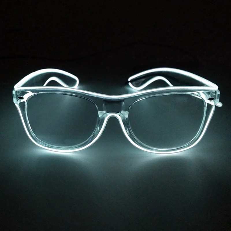 

Holiday Shutter Shades Neon EL Wire LED Flashing Light Up Sunglasses Luminous Club Concert ENGXIDENG Glow Party Glasses