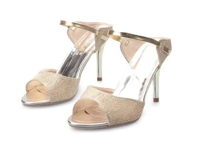 Женские босоножки лакированная женская обувь с открытым носком блестящие