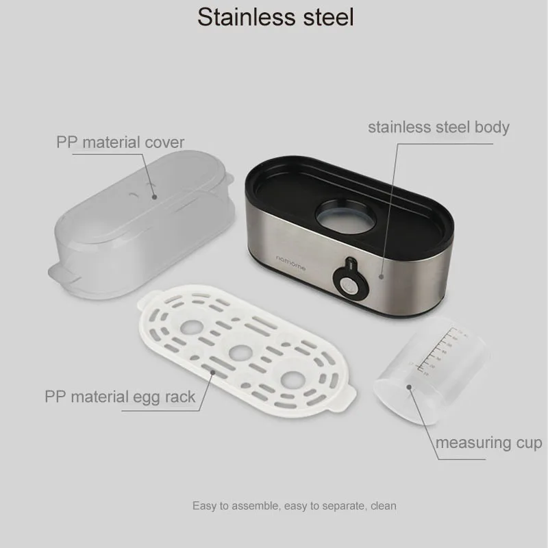 

ZK30 220V Multifunction Mini Egg Boiler Cooker Steamer Breakfast Maker Machine Food Processor For Home Kitchen Cooking Tools