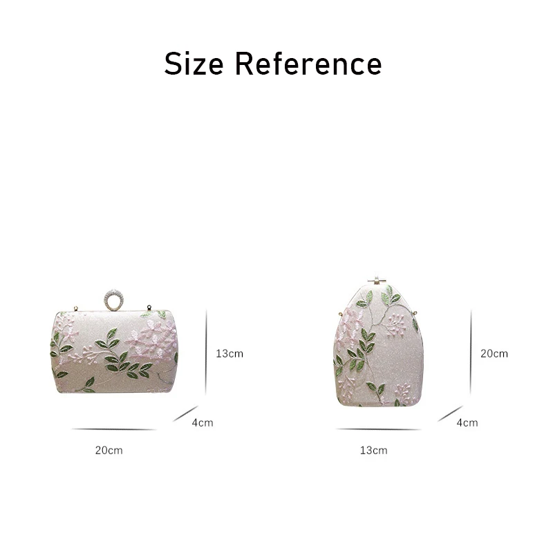 

Clutch evening bags embroidery evening bags purse shoulder bag for wedding Diamonds Lady Purse Mini Evening Bags