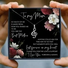 Ожерелье для мамы, Подарки Подвеска-музыкальные ноты, ожерелье для мамы, чокер с кристаллами, подвески, цепочка до ключицы для женщин, женский ошейник