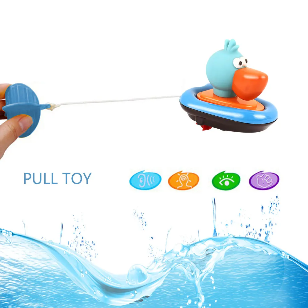 

Beautiful Duck Bath Water Toy kids Educational Beginning Ability Environmental Multicolor Funny Fashion Novelty Penguin Bath Toy