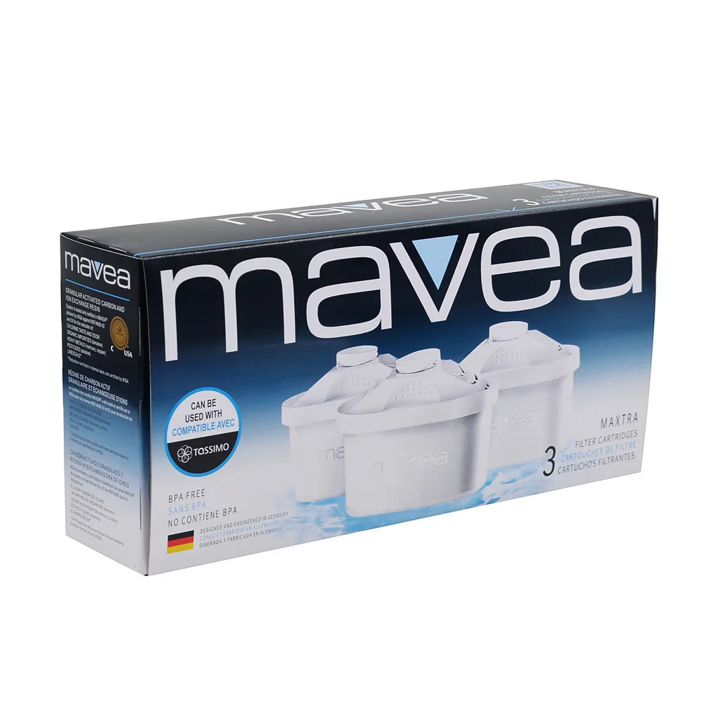MAXTRA фильтр для воды для очистки дома активный уголь термо-бидон используется для замены коробки Великобритании 3 Unids/Lote фильтр для воды