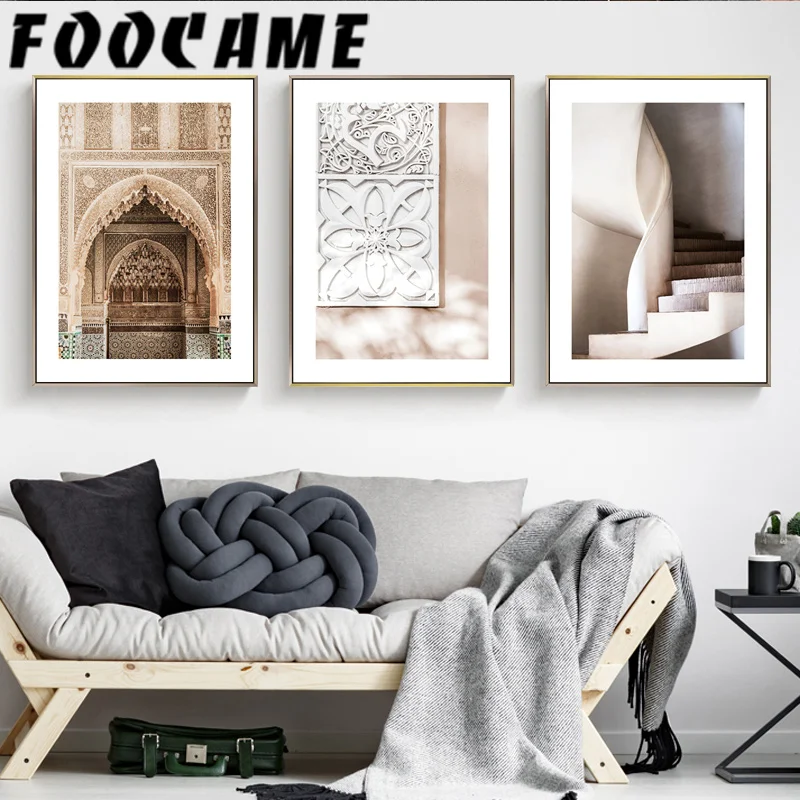 Скандинавские современные пейзажи здания винтовая лестница стены гостиной