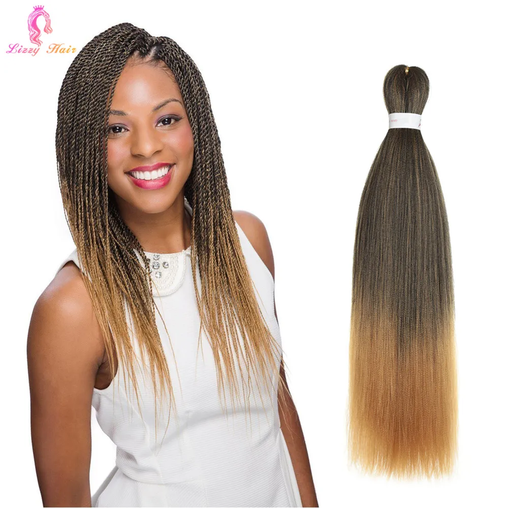 

26"Pre Stretched Expression Braiding Hair Box Braids Crochet Hair Ombre Synthetic Ez Braid Hair Extensions Low Temperature Fiber