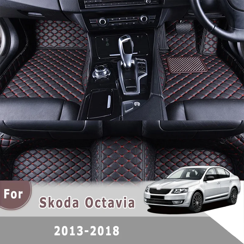 

Автомобильные коврики RHD для Skoda Octavia MK3 5E 2018 2017 2016 2015 2014 2013